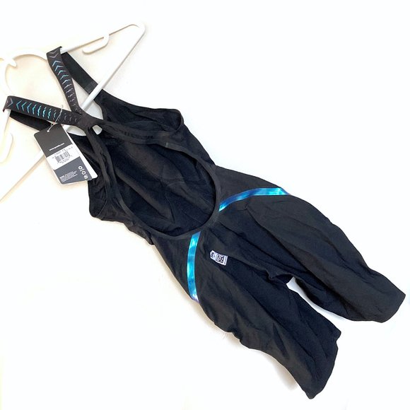 NEW Speedo Fastskin LZR Racer X Open Back Kneeskin Elite Competition Swim Suit - Picture 4 of 11